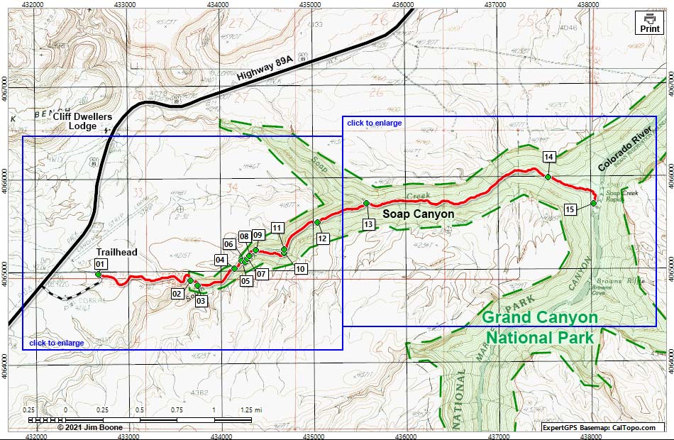 soap canyon map