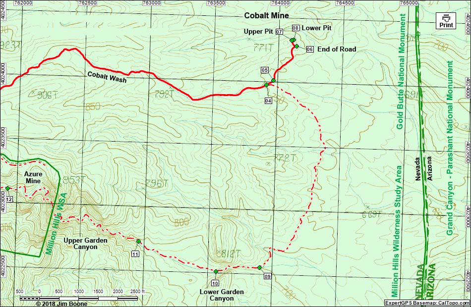 Cobalt Mine Map