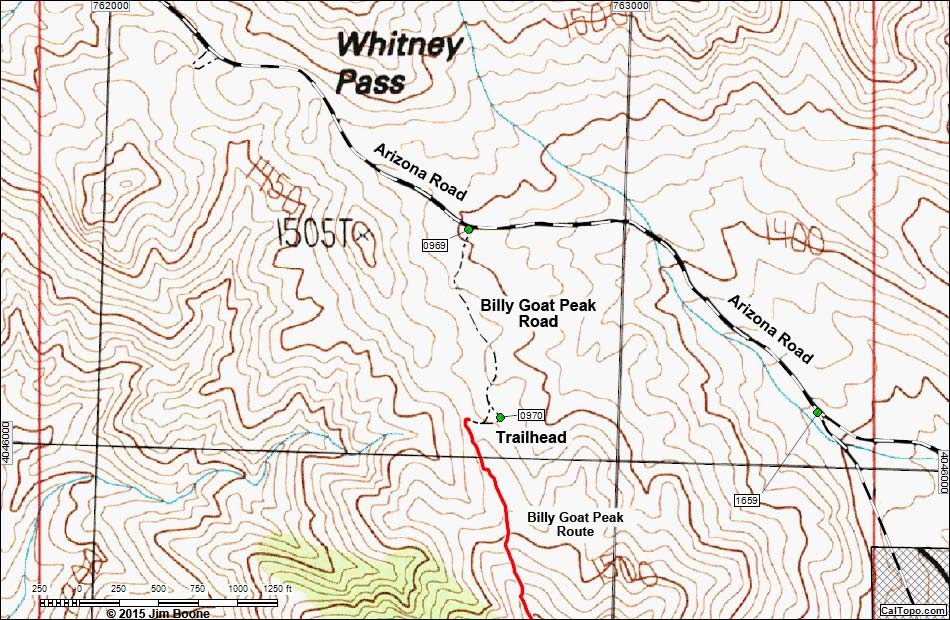 Virgin Peak Road Map