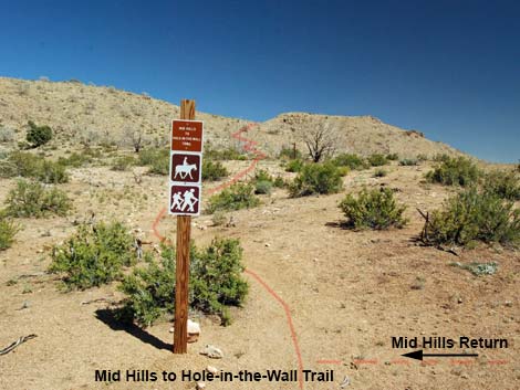 Mid Hills to Hole-in-the-Wall Trail