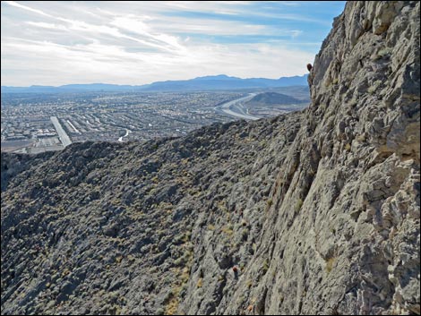 Lone Mountain, East Ridge