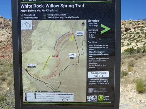 Upper White Rock Trailhead