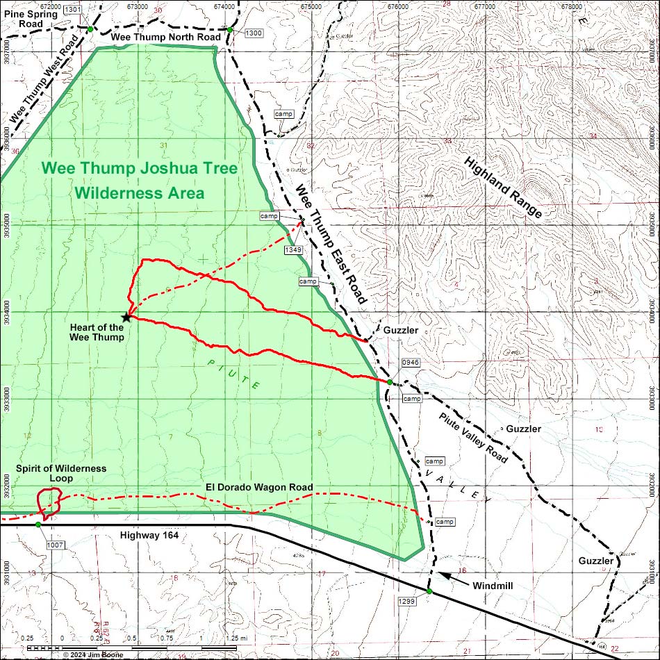 Wee Thump East Road Map